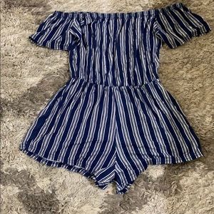 Pinstripe romper